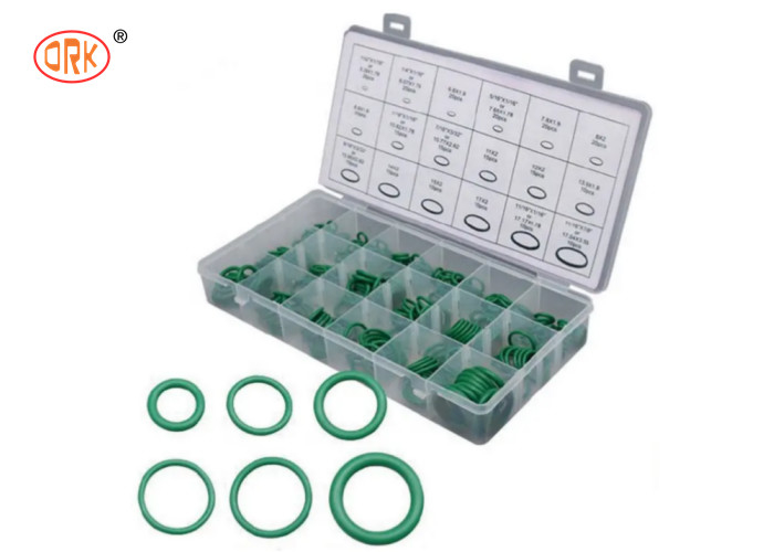 Groen AS568/ Metrisch HNBR Rubber 18 Dimensies O Ring Kit Box voor airconditioning