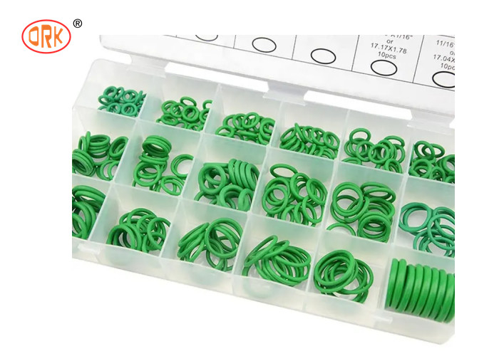 Groen AS568/ Metrisch HNBR Rubber 18 Dimensies O Ring Kit Box voor airconditioning
