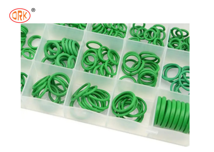Groen AS568/ Metrisch HNBR Rubber 18 Dimensies O Ring Kit Box voor airconditioning