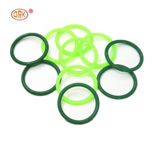 Groene goed verlengde afdichtingen FDA Wras LFGB gecertificeerde voedselkwaliteit siliconen O-ring met temperatuur -60- 350 graden