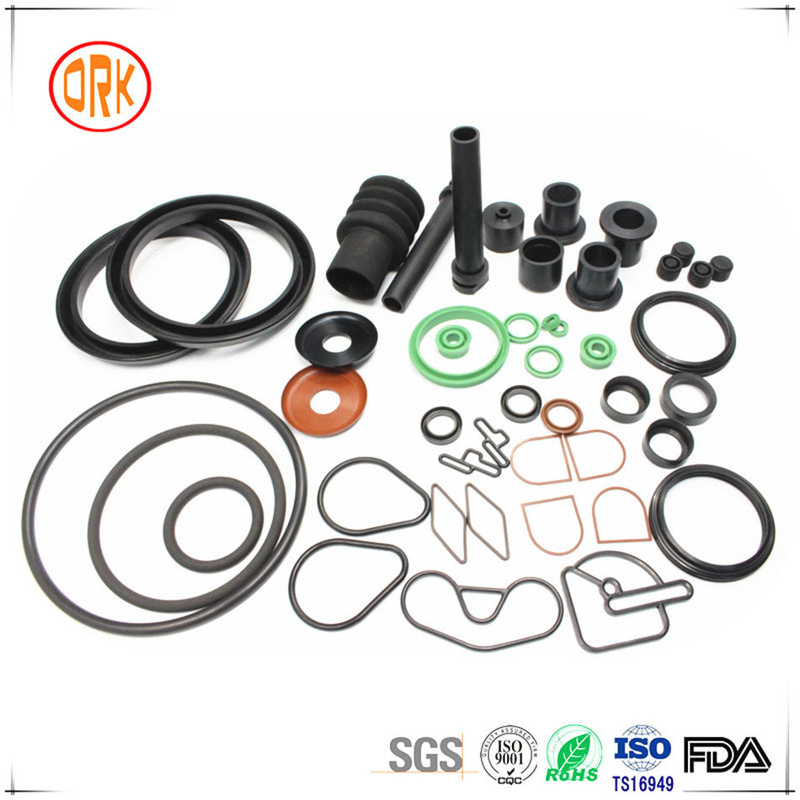 Gepersonaliseerde hardheid EPDM NR Silicone verstelbare rubberen band met S-haken