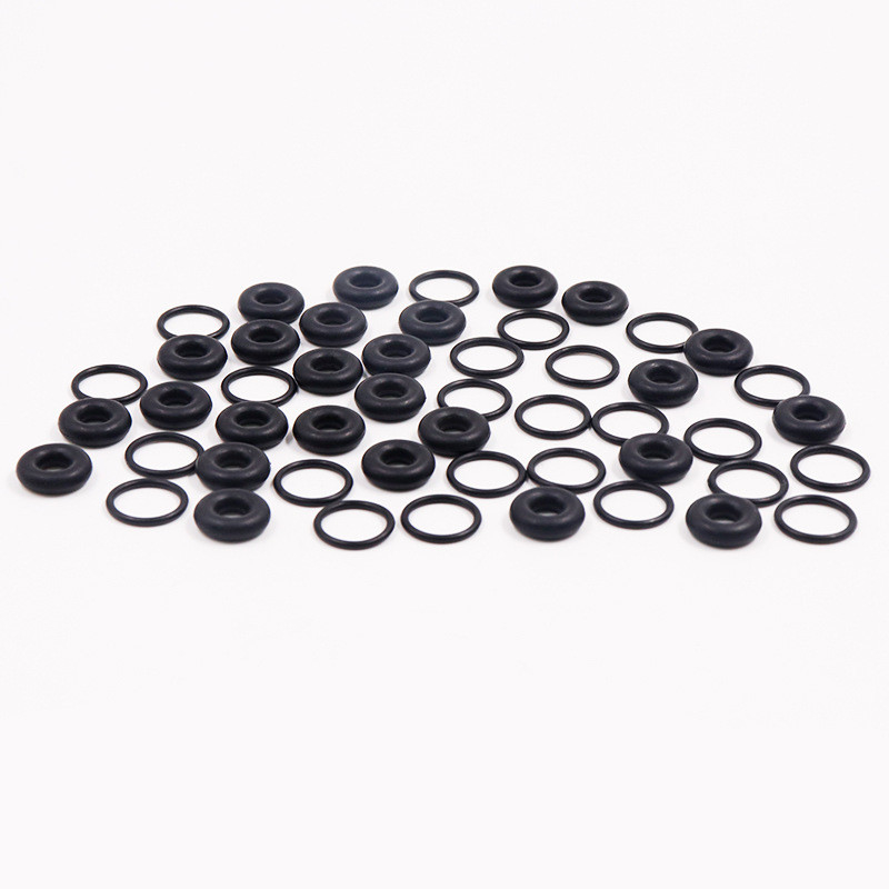 Zwarte/groene ring van siliconenrubber met vijf randen voor toepassingen in contact met voedsel