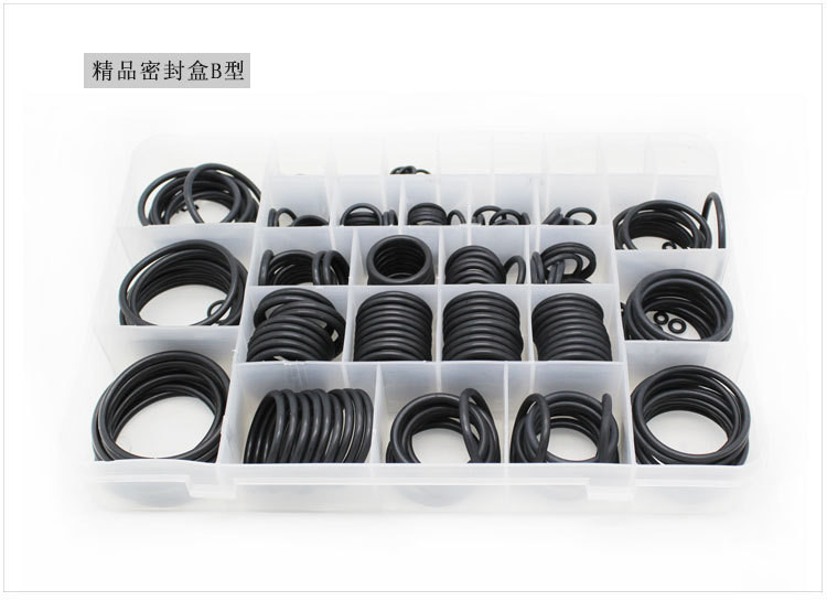 Custom Duurzame Professionele NBR Rubber O-Ring Kit Seals Box Set voor Industrieel