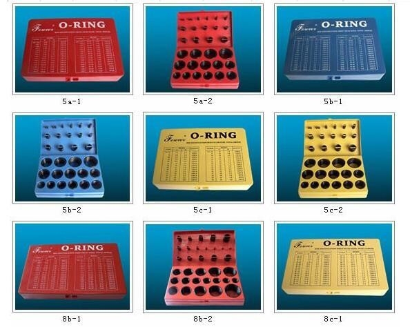 ORK 382pcs/386pcs/407pcs/408pcs Fkm of Nbr Rubber O-Ring Seals Box/Kit voor het verzegelen