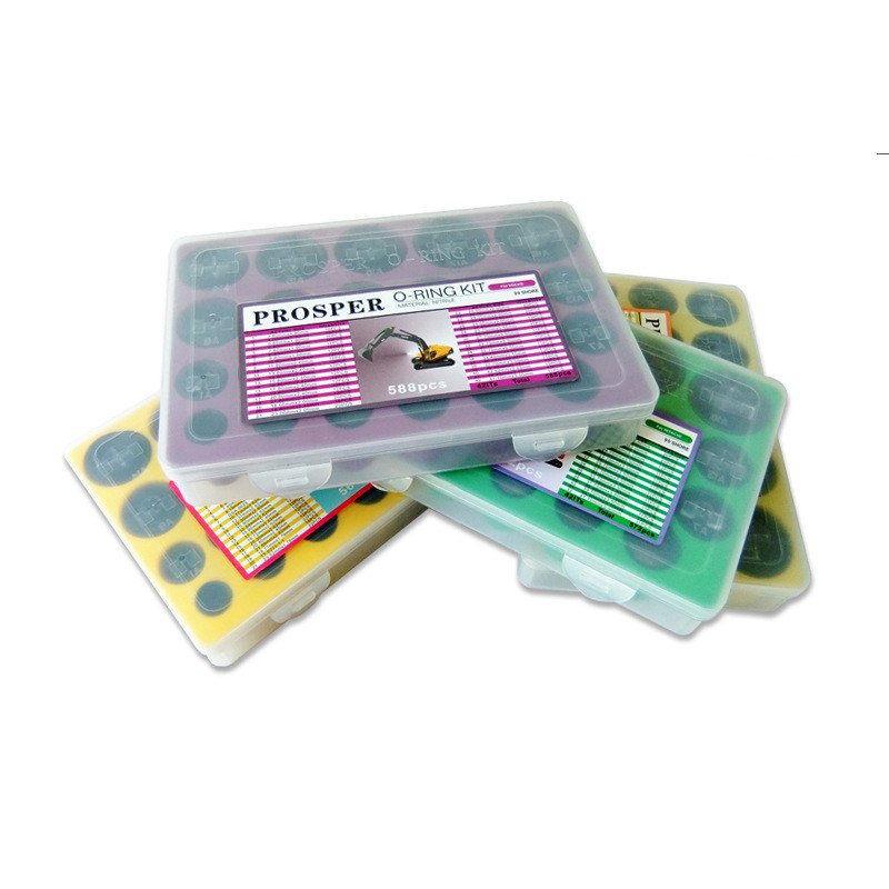 NBR O Ring Valve Rubber Seal Assortment Kit 382 Pcs Zwarte O Rings Voor Hydraulische Reparatie