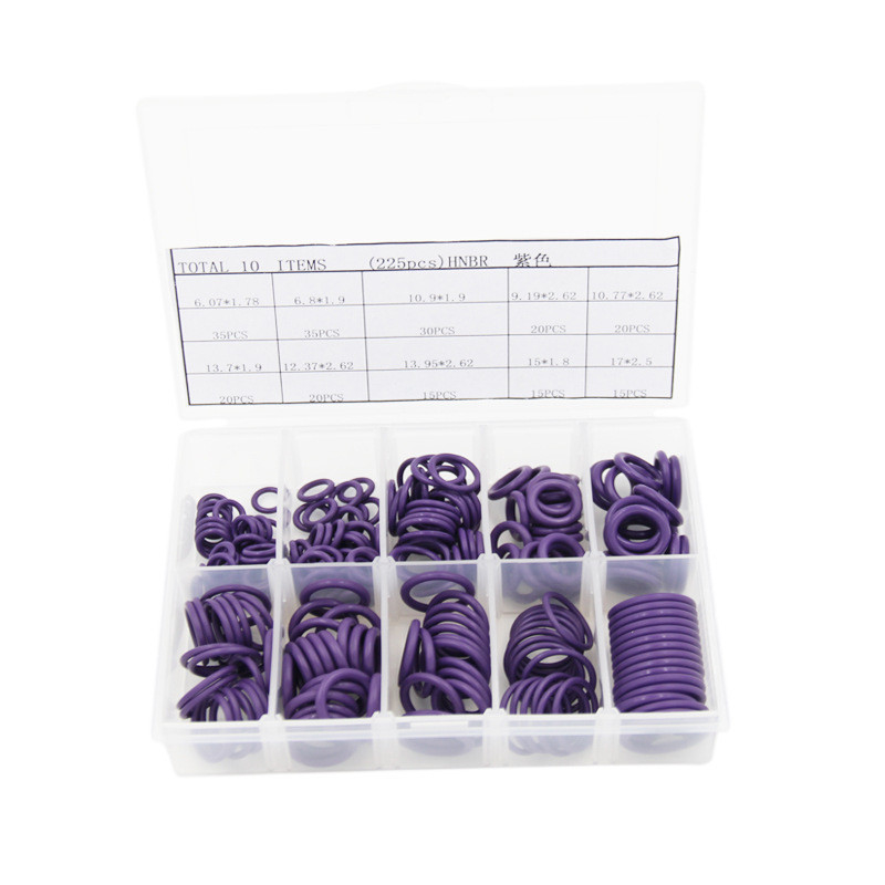 NBR O Ring Valve Rubber Seal Assortment Kit 382 Pcs Zwarte O Rings Voor Hydraulische Reparatie