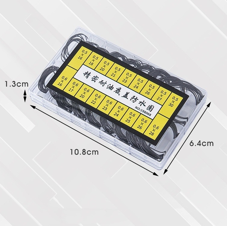 Gepersonaliseerde grootte Zwarte rubber grommet kit met uitstekende chemische en fysische eigenschappen