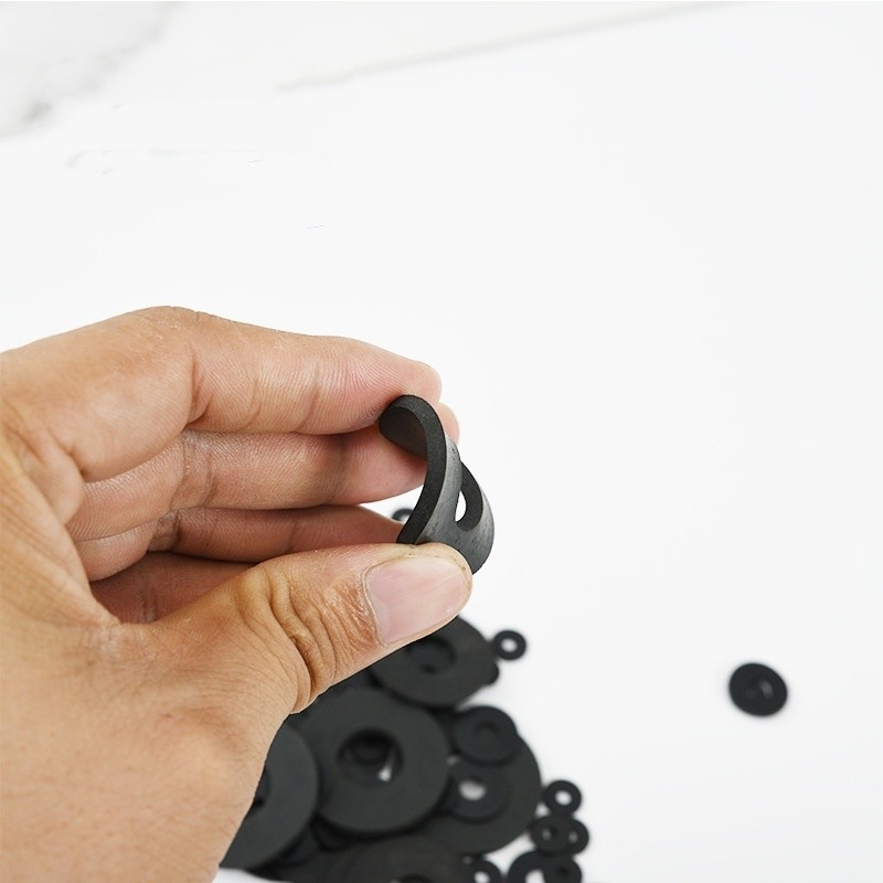 Custom Non-Standard NBR EPDM Silicone FKM Ronde Rubber Gasket Seals Product met ontwerp