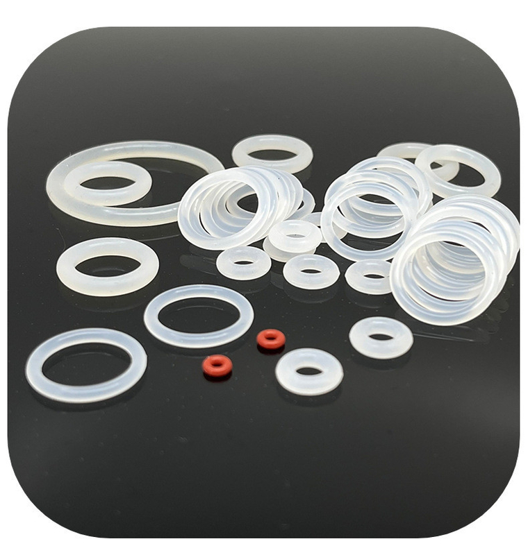 Silicone O-ring met maatwerk snijdienst en hittebestendige NBR/FKM/EPDM materialen