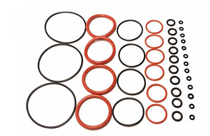 Silicone O-ring met maatwerk snijdienst en hittebestendige NBR/FKM/EPDM materialen