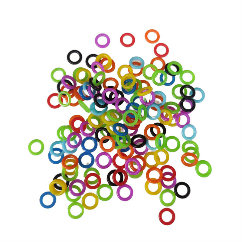 Custom High Precision Industrial EPDM Silicone Rubber O-Ring Seals voor logo branding