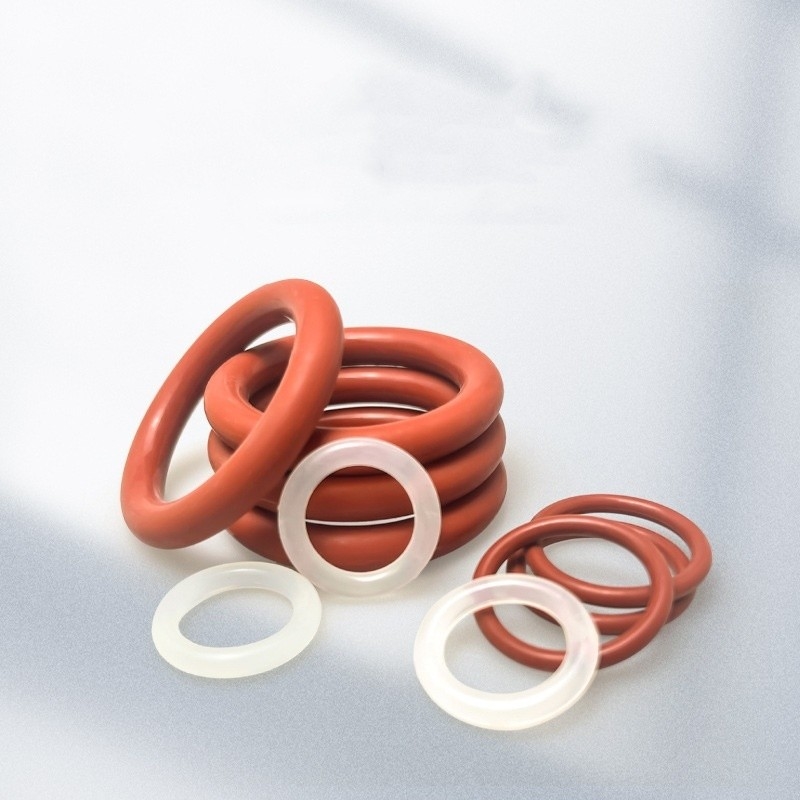 Custom High Precision Industrial EPDM Silicone Rubber O-Ring Seals voor logo branding