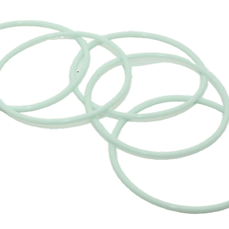 REACH-gecertificeerde gloeiende siliconen rubber O-ringe voor aangepaste kleurenzegels