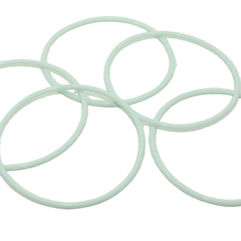 REACH-gecertificeerde gloeiende siliconen rubber O-ringe voor aangepaste kleurenzegels