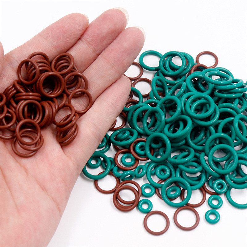 Gepersonaliseerde NBR EPDM Silicone FKM VMQ Rubber O Ring voor platte wasmachine afdichting