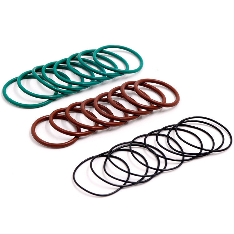 Gepersonaliseerde NBR EPDM Silicone FKM VMQ Rubber O Ring voor platte wasmachine afdichting