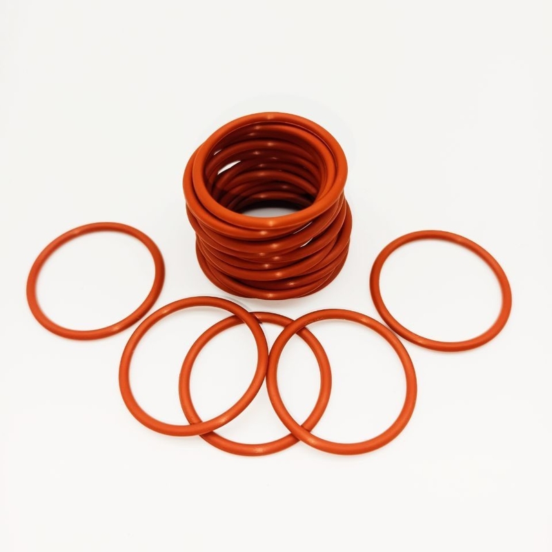 REACH-gecertificeerde gepersonaliseerde kleuren siliconen rubber afdichting ring voor voedingsmiddelen toepassingen