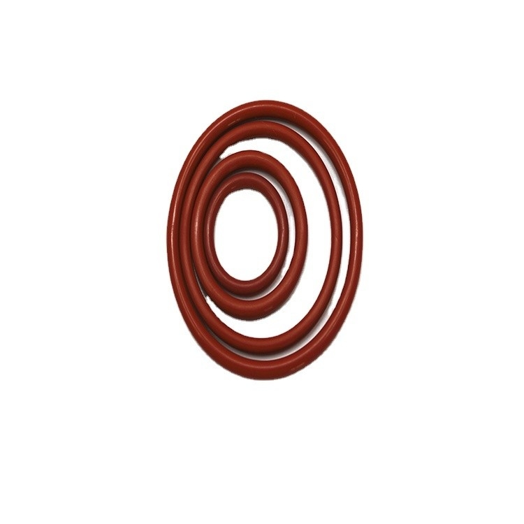 Klant Hoogtemperatuur waterdichte siliconen O-ring Rode en witte rubber ring voor ORK