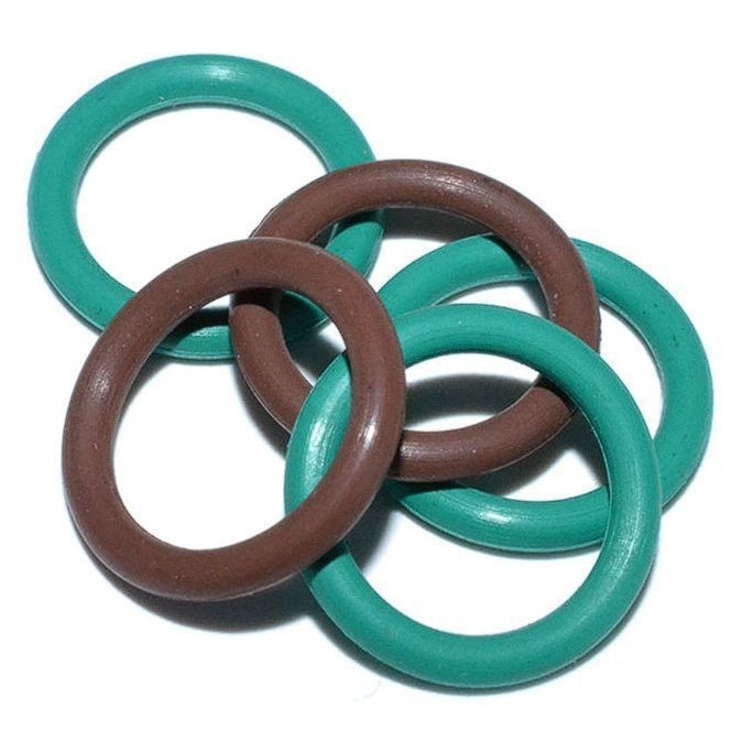 Gepersonaliseerde kleur NBR siliconen rubber O-ring afdichtingen voor effectieve sluiting in FKM materiaal
