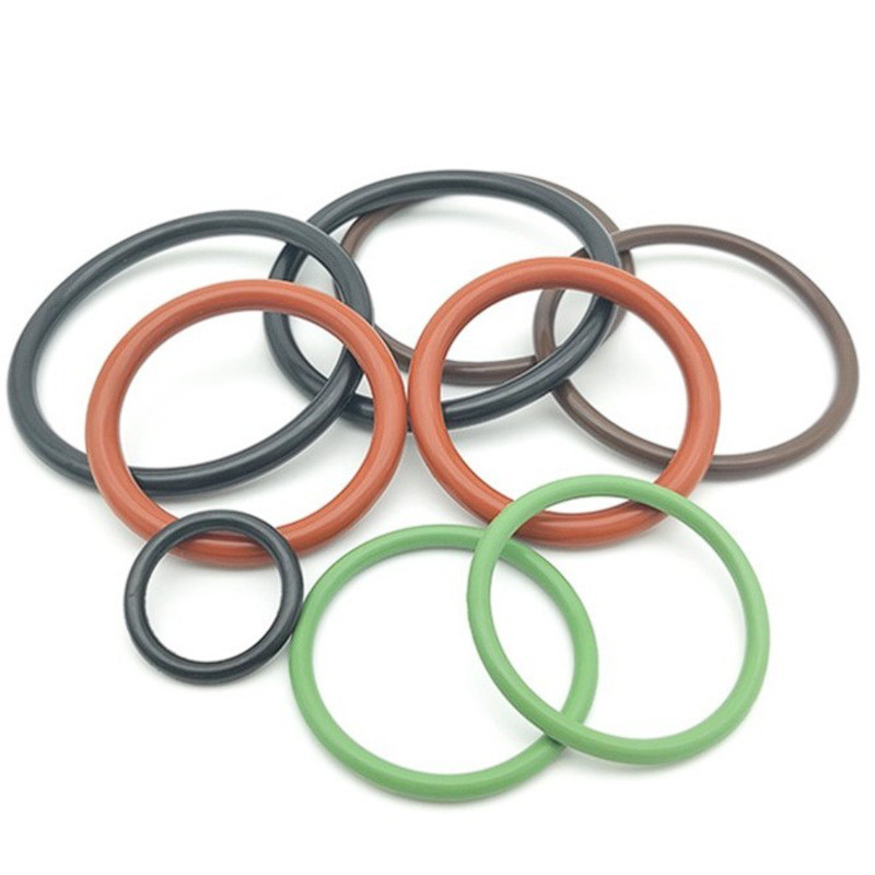 Gepersonaliseerde kleur NBR siliconen rubber O-ring afdichtingen voor effectieve sluiting in FKM materiaal