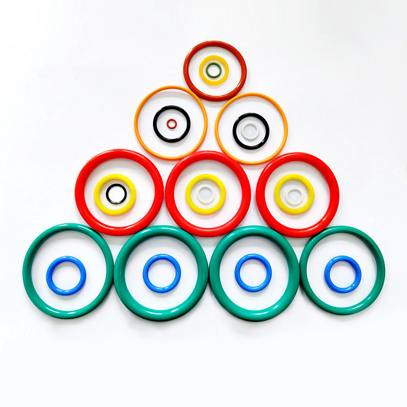Voedsel-kwaliteit siliconen O-ring assortiment Volledige afmetingen voor verzegeling OEM-orders accepteren
