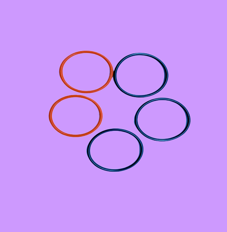 Gepersonaliseerde Silicone O Ring Zwart Klein Buna NBR zegel FKM Rohs Reach Compliant Standard