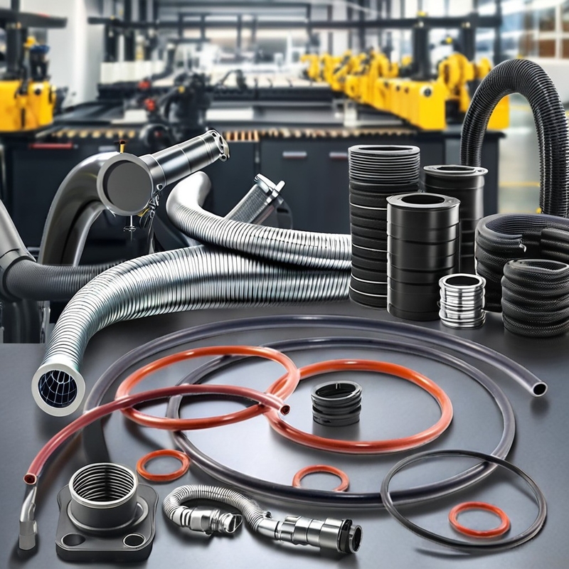 Gepersonaliseerde verwerking van hoogtemperatuur NBR FKM silicium O-ring afdichtingen voor rubberproducten