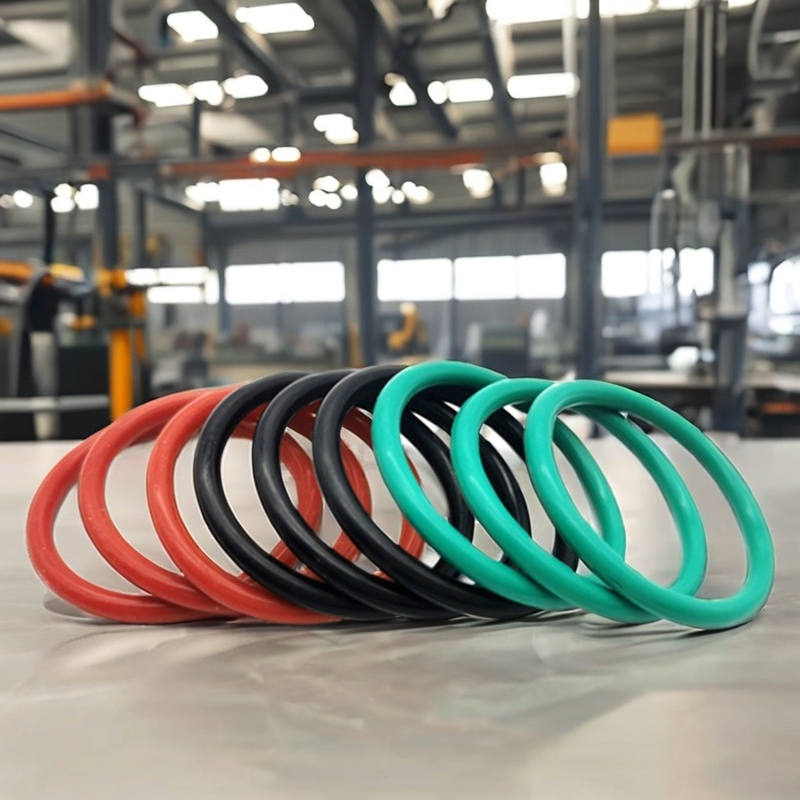 Gepersonaliseerde verwerking van hoogtemperatuur NBR FKM silicium O-ring afdichtingen voor rubberproducten