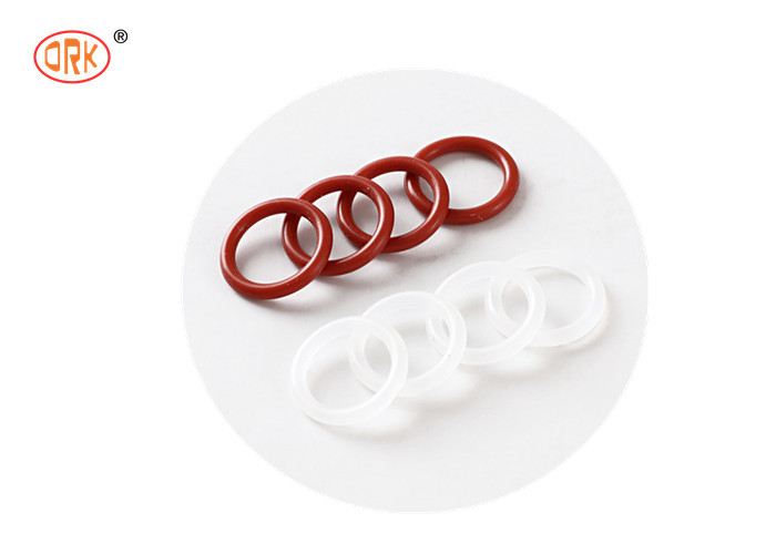 Duurzaam medisch rubber rood doorzichtig siliconen een O-ring grootte voor stofvrije en schokabsorberende toepassingen