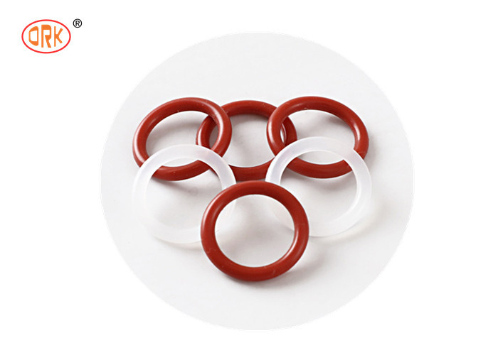 Duurzaam medisch rubber rood doorzichtig siliconen een O-ring grootte voor stofvrije en schokabsorberende toepassingen