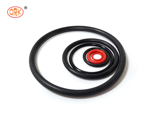 Rood Zwart Op maat gemaakte kleur EPDM Soorten rubber O-ring materiaal Afdichtingen voor hoge druk toepassingen