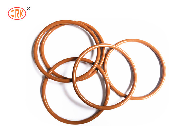 Oranje, hoogtemperatuurbestendige, standaard siliconen O-ring afdichtingen voor medische apparatuur