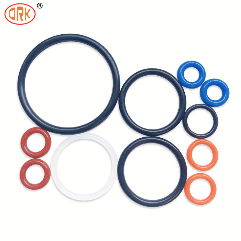 RoHS-compliant plastic buis rubber zegel kleurrijk siliconen O ring Epdm materiaal FKM NBR