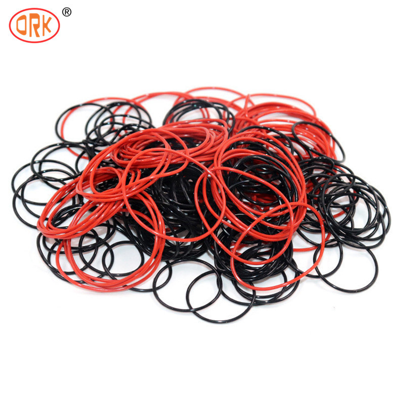Rode Elastomeer O Ring EPDM FKM NBR 70 Shore Rubber O Ring Silicone High Seals Custom Grootte