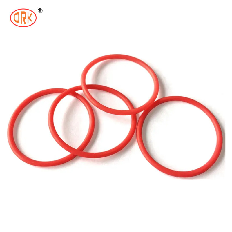 Rode Elastomeer O Ring EPDM FKM NBR 70 Shore Rubber O Ring Silicone High Seals Custom Grootte
