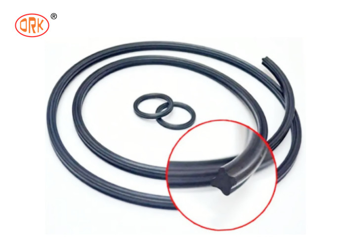 Op maat gemaakte X RINGS Rotary Pump Rubber Seal EPDM Nitrile Silicone Rubber Quad Ring Seal