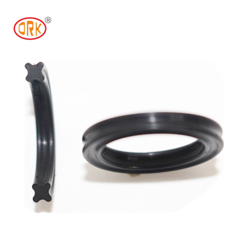 Op maat gemaakte X RINGS Rotary Pump Rubber Seal EPDM Nitrile Silicone Rubber Quad Ring Seal